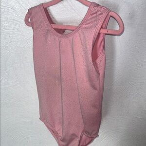 Girls' Pink Sparkle One-Piece Leotard size 5T